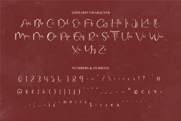 Galine Amours Font font preview - 3