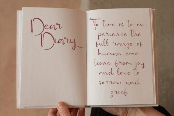 Galine Amours Font font preview - 6