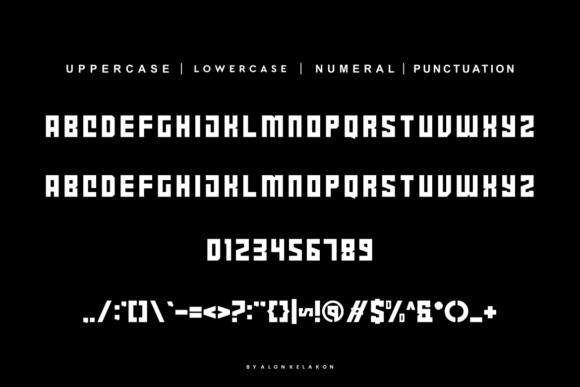 Goseca Cosuga Font PNG with transparent background - Preview 2