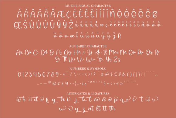 Graceful Letter Font - Preview 3