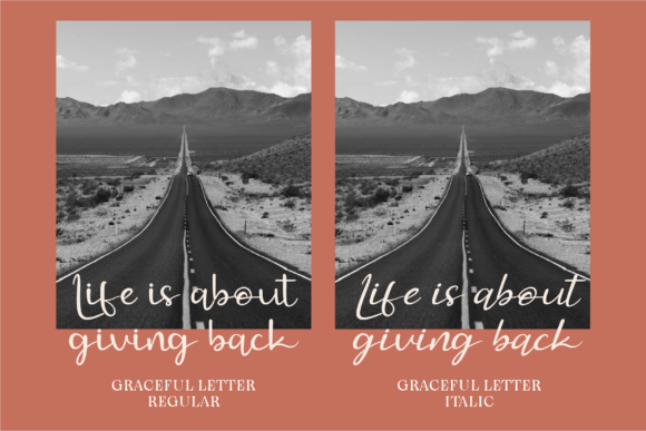 Graceful Letter Font - Preview 5
