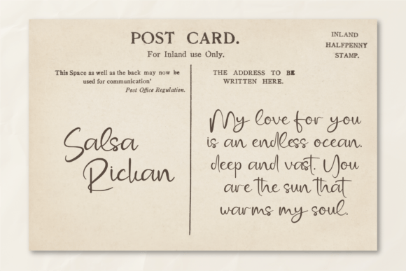 Hallcyra Calligra Font PNG with transparent background - Preview 2