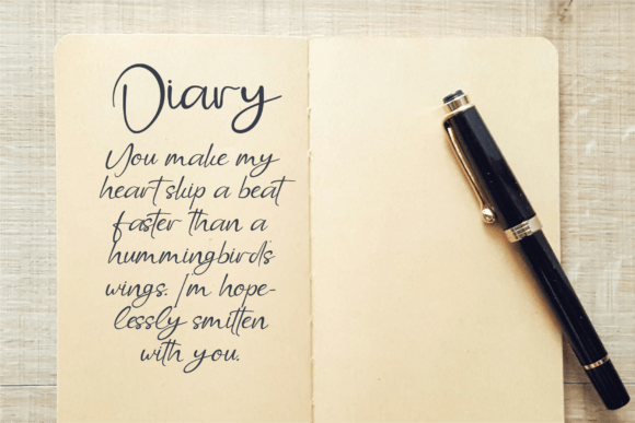 Hallcyra Calligra Font PNG with transparent background - Preview 5