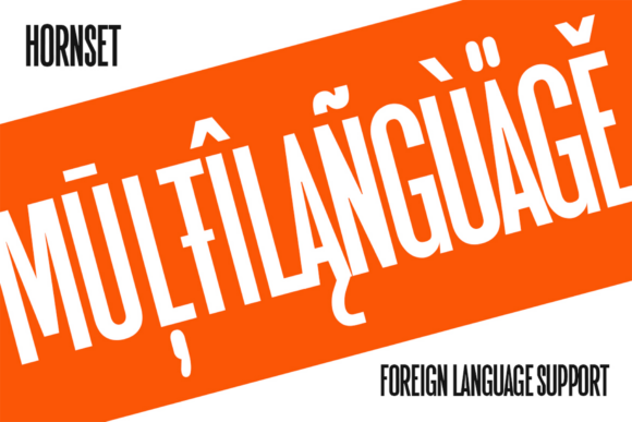Hornset Font PNG with transparent background - Preview 5