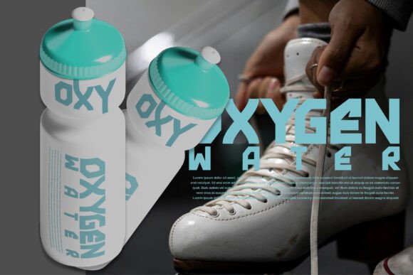Ice Skater Font PNG with transparent background - Preview 2