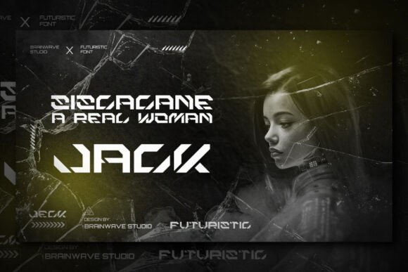 Jeck Font PNG with transparent background - Preview 1