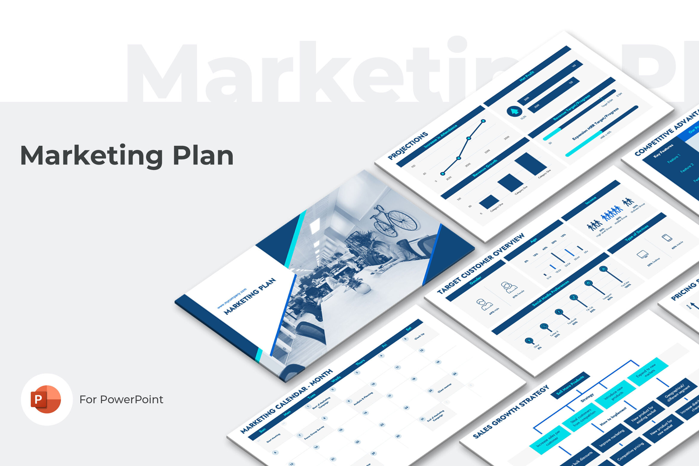 Marketing Plan PowerPoint Template Graphic by JetzTemplates · Creative ...
