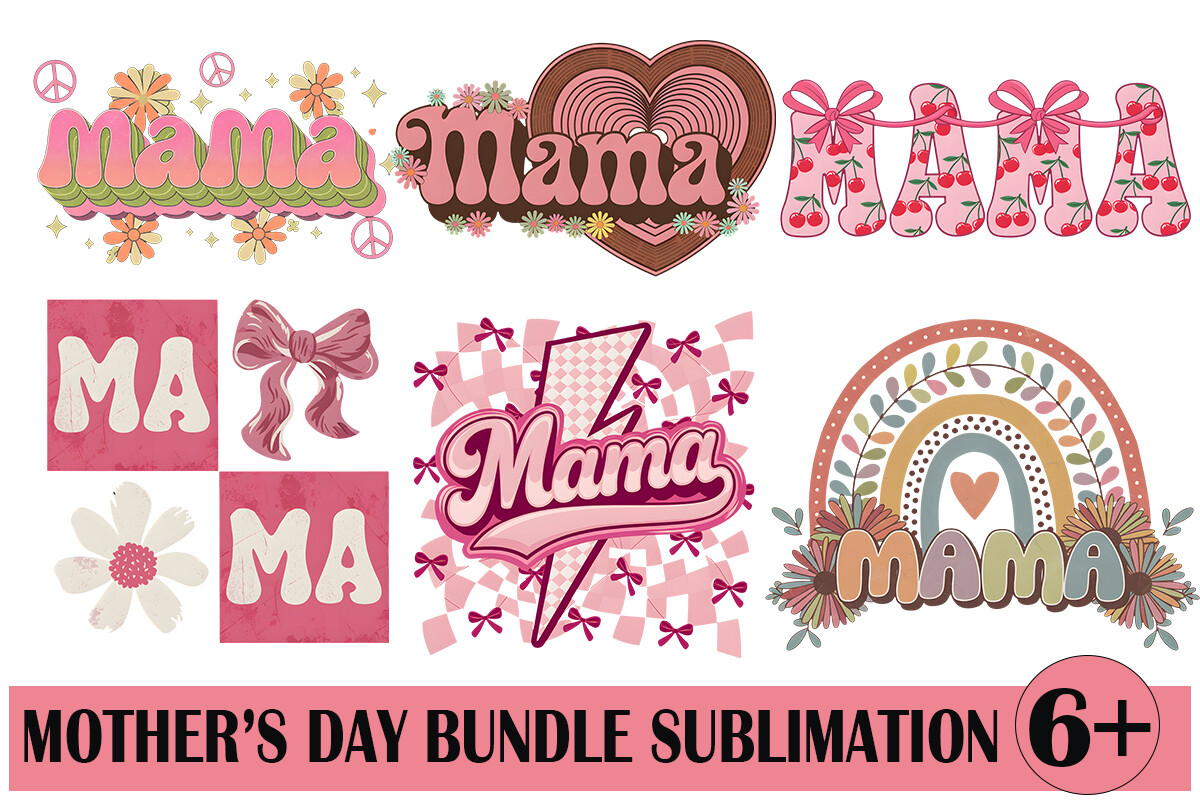 Mother Day Bundle Sublimation Graphic by nakedbymimi · Creative Fabrica