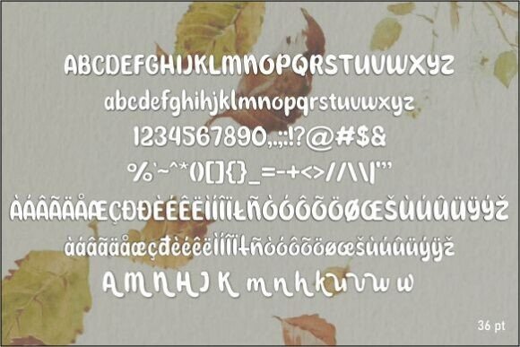 Pomme Pomme Font PNG with transparent background - Preview 2