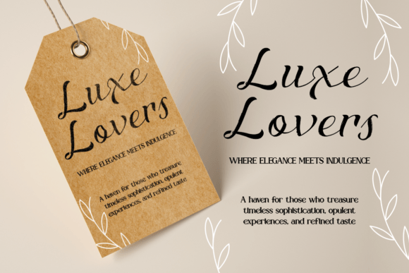 Romantic Embrace Font PNG with transparent background - Preview 3