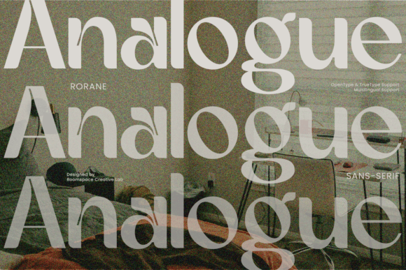 Rorane Font PNG with transparent background - Preview 2