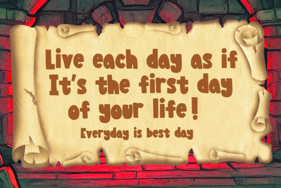 Rumble Party Font font preview - 2