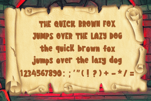 Rumble Party Font font preview - 3