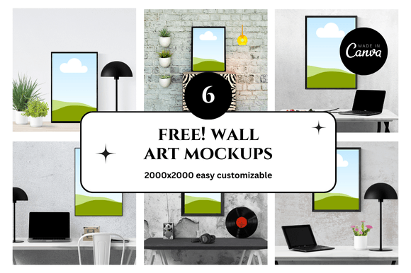 Wall Etsy Canva Mockup