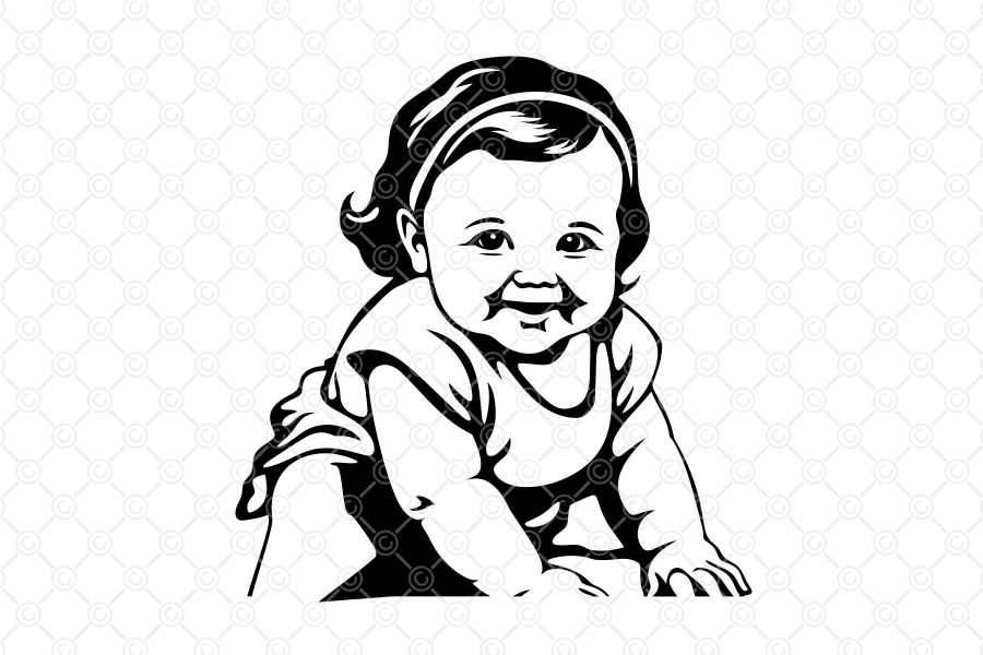 Baby SVG, Infant SVG, Child SVG, 006 Graphic by CelestialDesignForge ...