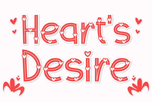 Complete Love Font PNG with transparent background - Preview 1