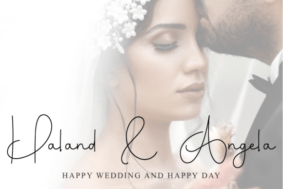 Festifal Handmade Font PNG with transparent background - Preview 1