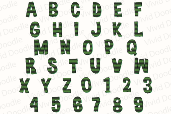 Funny St. Patrick Font PNG with transparent background - Preview 2