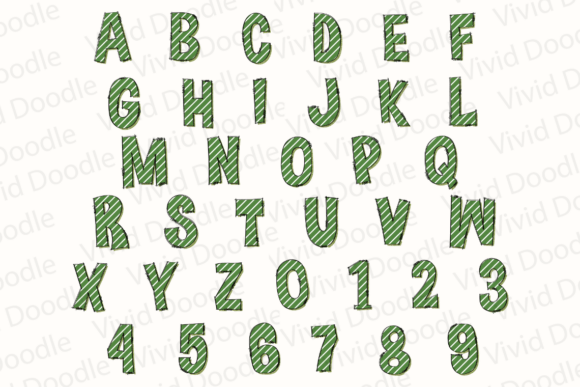 Funny St. Patrick Font PNG with transparent background - Preview 4