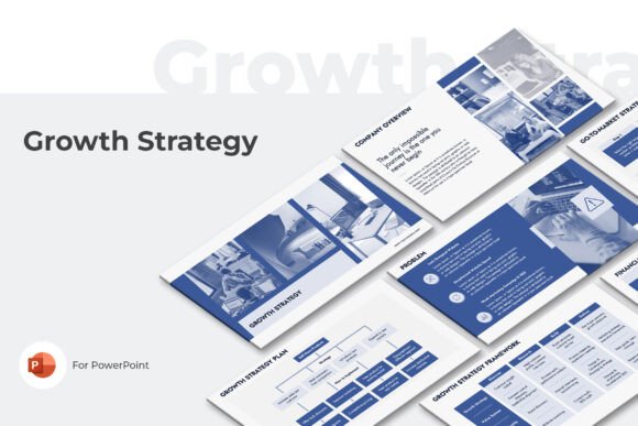 Preview of Growth Strategy PowerPoint marketing presentation template
