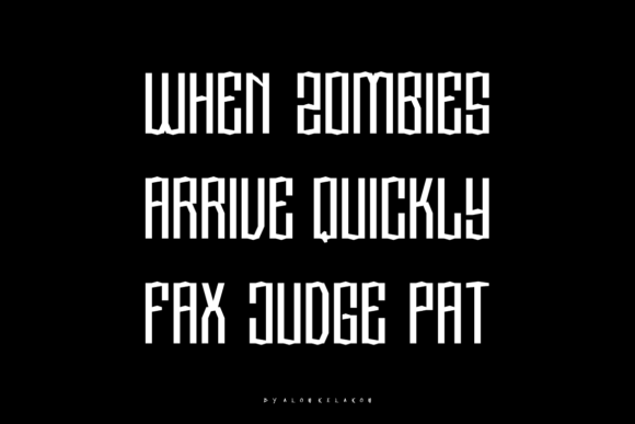 Jackec Font PNG with transparent background - Preview 3