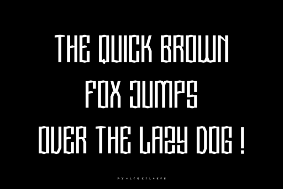 Jackec Font PNG with transparent background - Preview 4