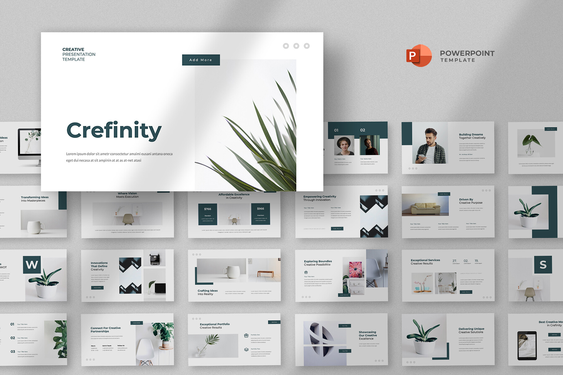 Minimalist Creative Powerpoint Template Graphic by fluff.designstudio ...