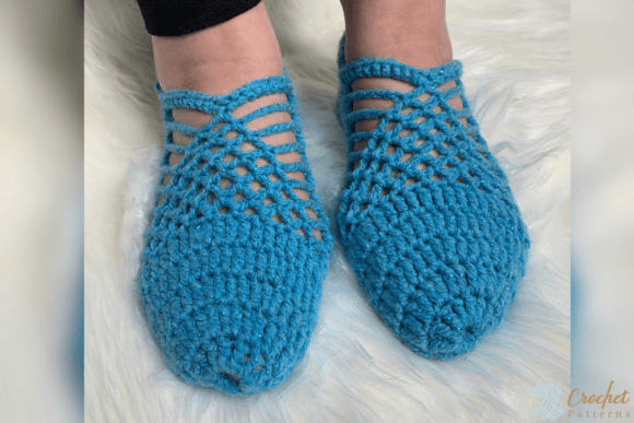 Pineapple Slippers Crochet Pattern
