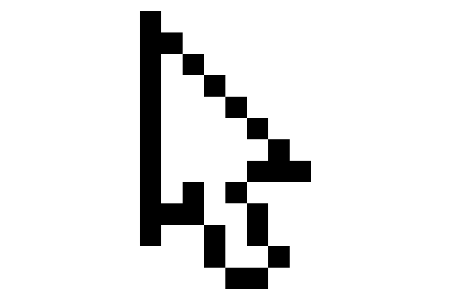 Pixel Cursor. Retro Arrow Pointer. Ui El Graphic by ladadikart ...