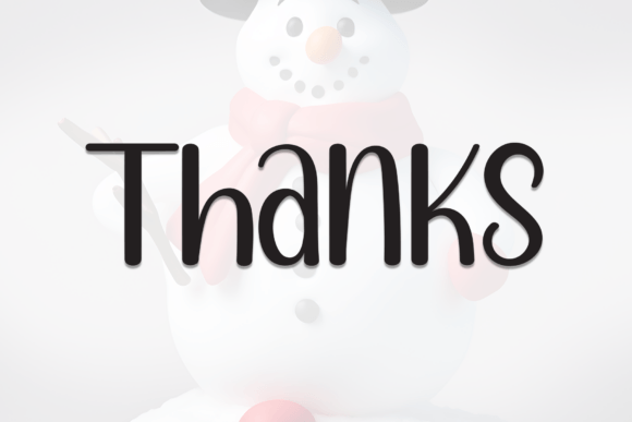 Chubby Snowman Font - Preview 6