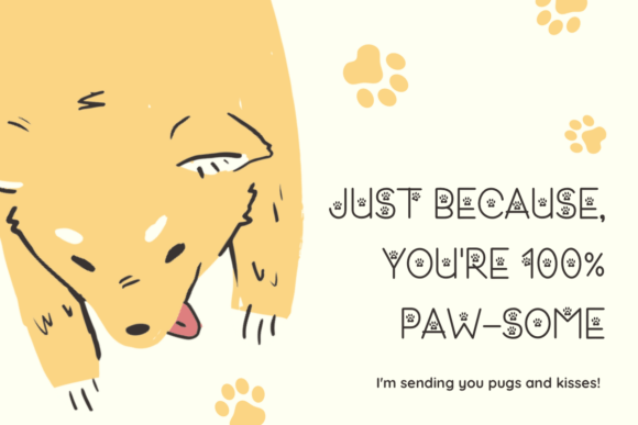 Dog Lover Font - Preview 3