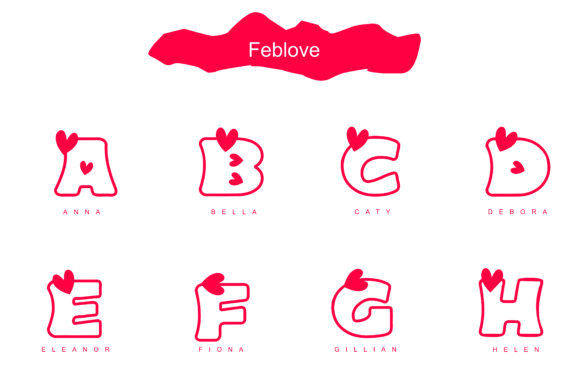 Feblove Font - Preview 2