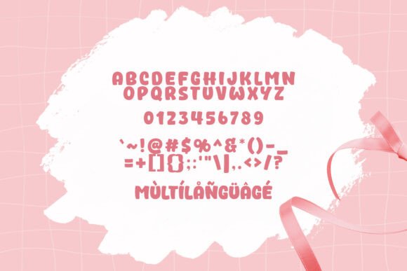 Pinky Show Font PNG with transparent background - Preview 3