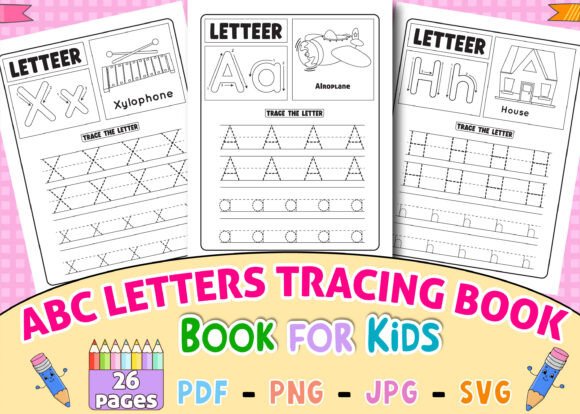 ABC Full Alphabet Letter Tracing Book