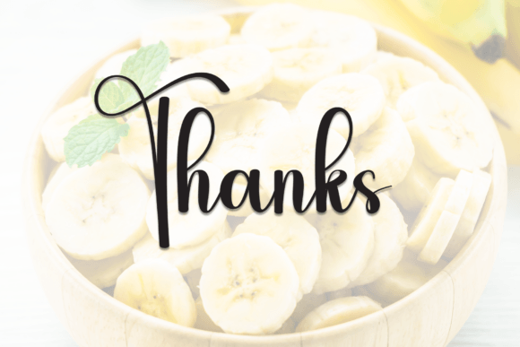 Banana Font - Preview 6