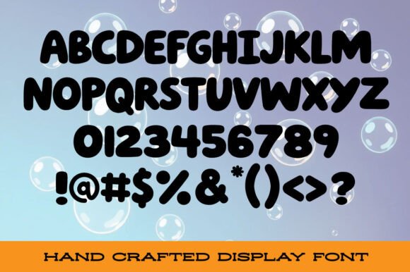 Bouncepop Font PNG with transparent background - Preview 1