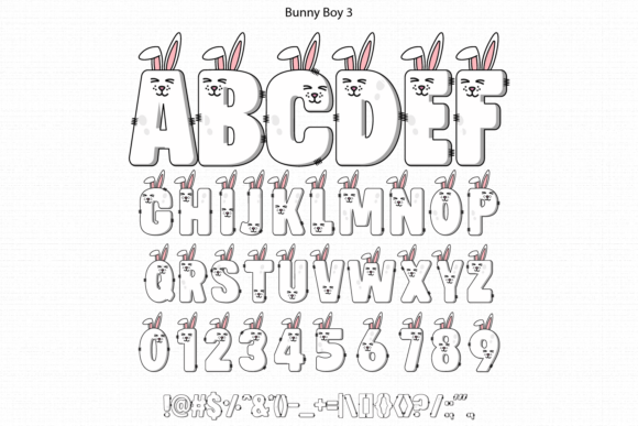 Bunny Boy Font - Preview 4