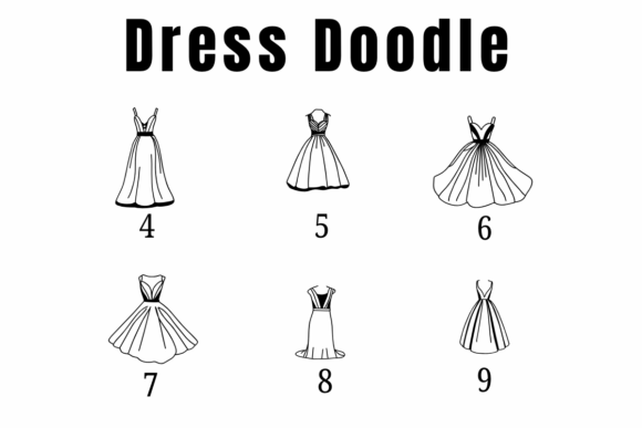 Dress Doodle Font - Preview 3