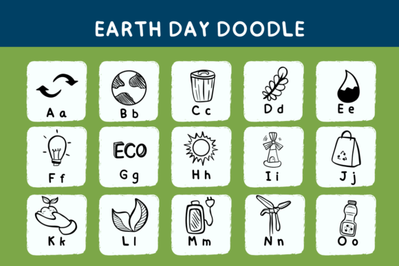 Earth Day Doodle Font - Preview 5