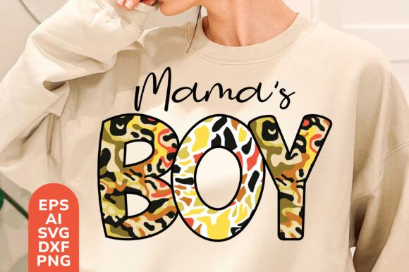 Mama's Boy PNG, Boy Mom, Mother Day SVG