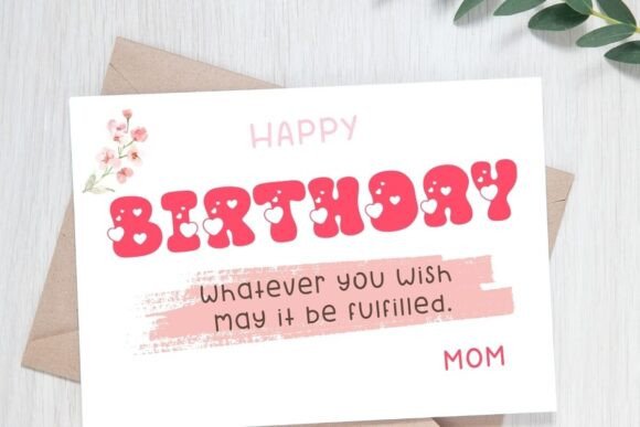 Retro Heart Font PNG with transparent background - Preview 3