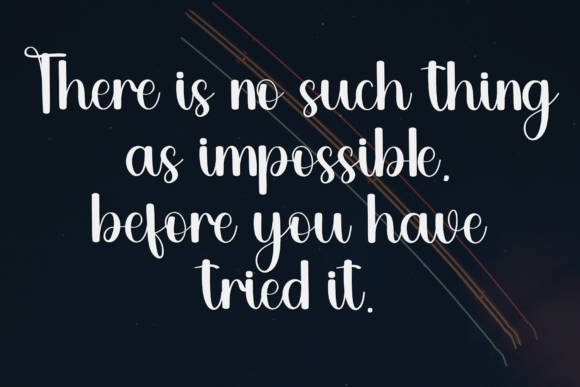 Anythink Font - Preview 2