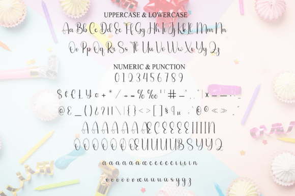 Birthday Font - Preview 6