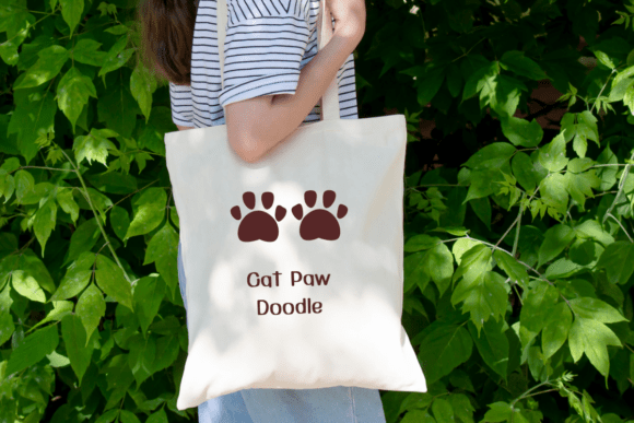Cat Paw Doodle Font - Preview 4
