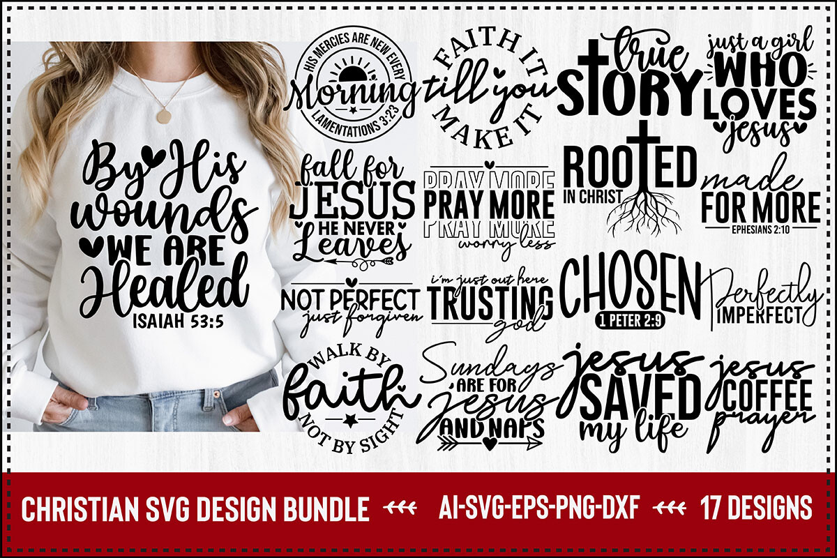 Christian SVG Bundle Graphic by creativemim2001 · Creative Fabrica