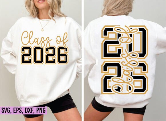 Class of 2026 SVG PNG, Graduation SVG Gráfico Designs de Camisetas Por designsquad8593