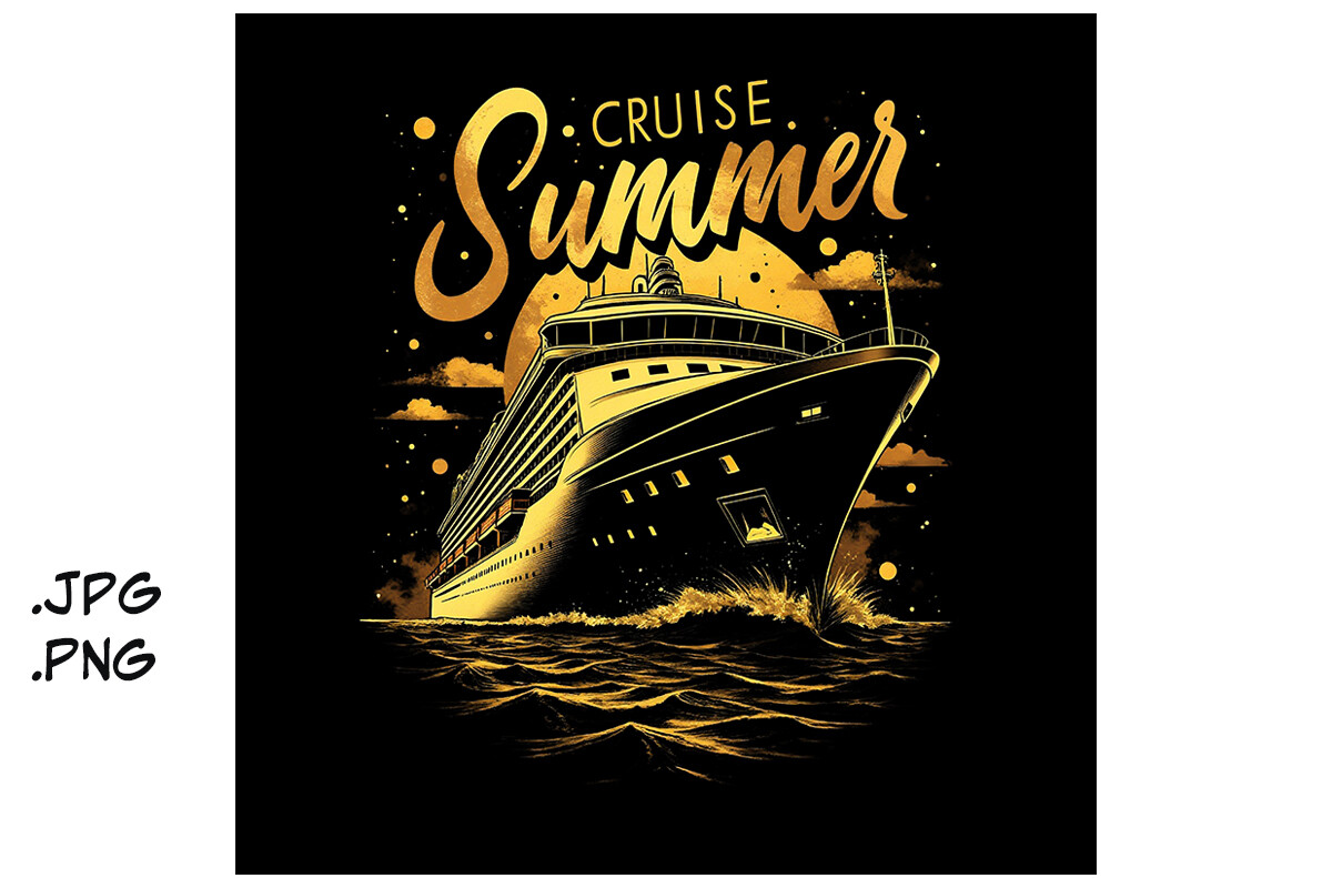 Cruise Summer Graphic by Joanna Redesiuk · Creative Fabrica