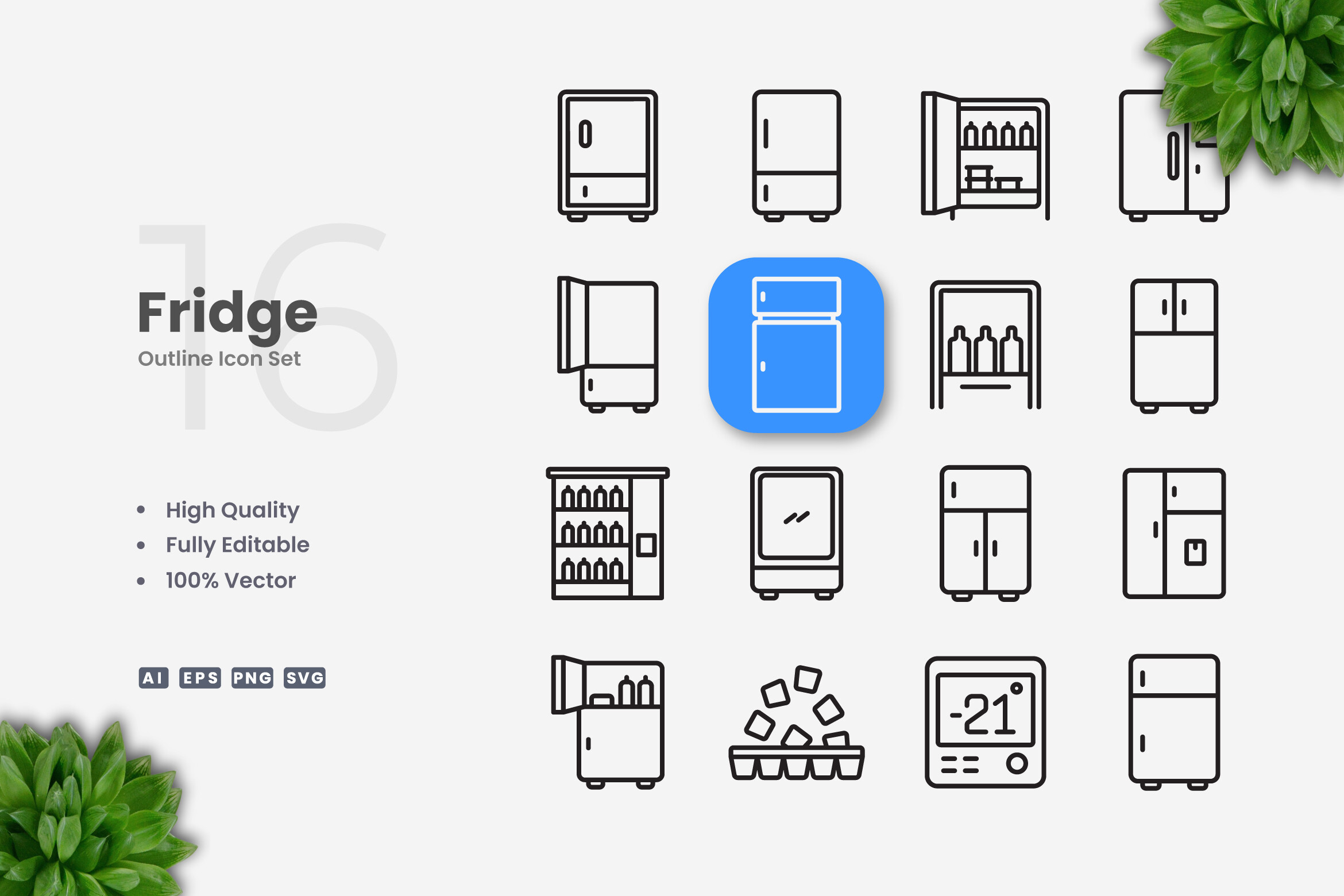 Fridge Icons Graphic by upnowgraphic · Creative Fabrica