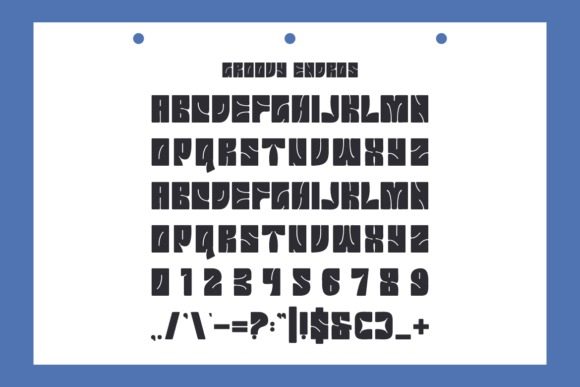 Groovy Endros Font - Preview 2