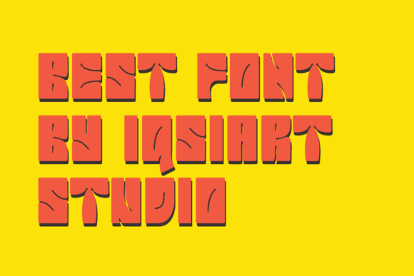 Groovy Endros Font - Preview 3